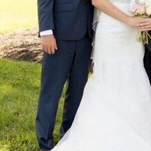 Jos A Bank blue suit pants